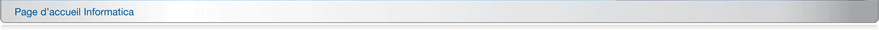 Page d’accueil Informatica